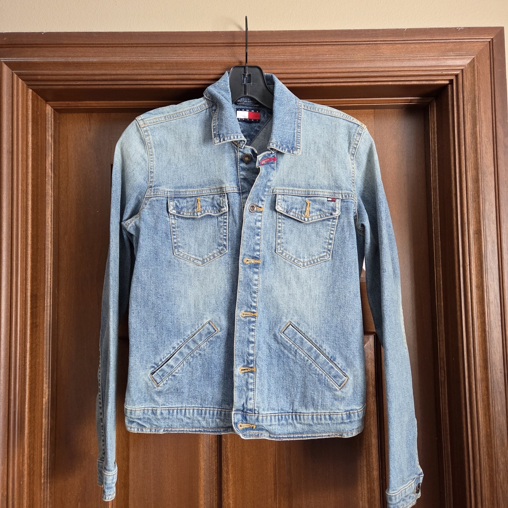 Vintage Tommy Hilfiger Denim Jacket Womens, Size Medium